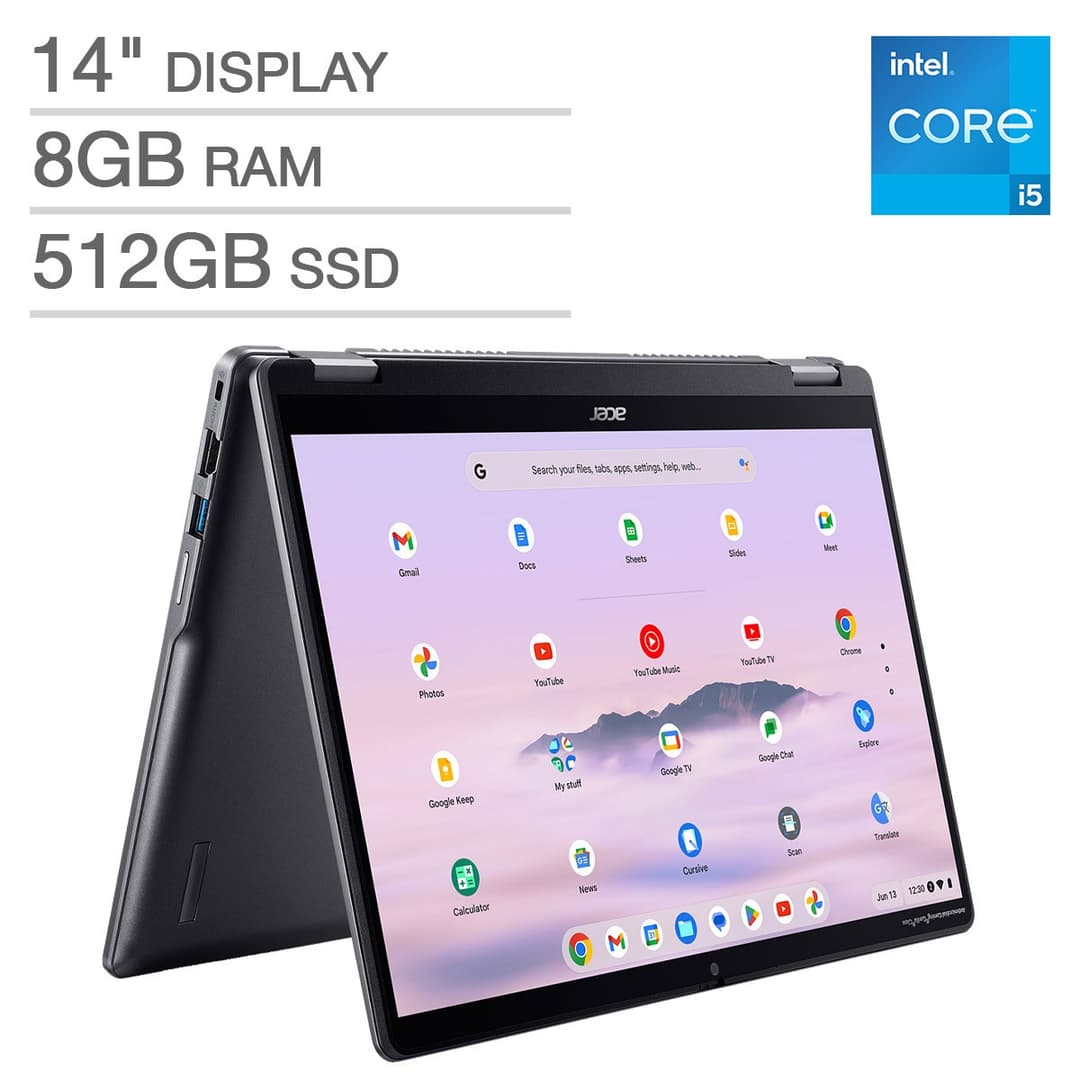 کروم‌بوک Acer Chromebook Plus Spin 514